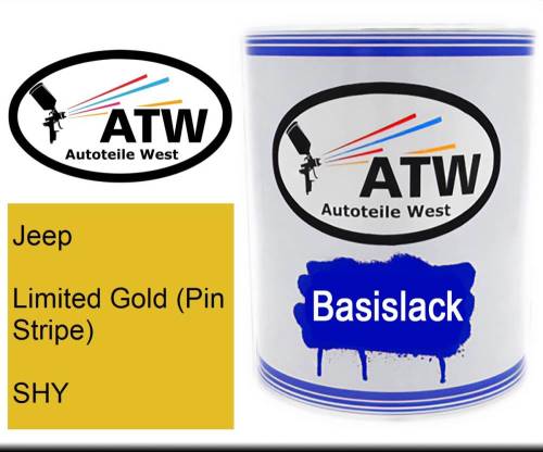 Jeep, Limited Gold (Pin Stripe), SHY: 1L Lackdose, von ATW Autoteile West.